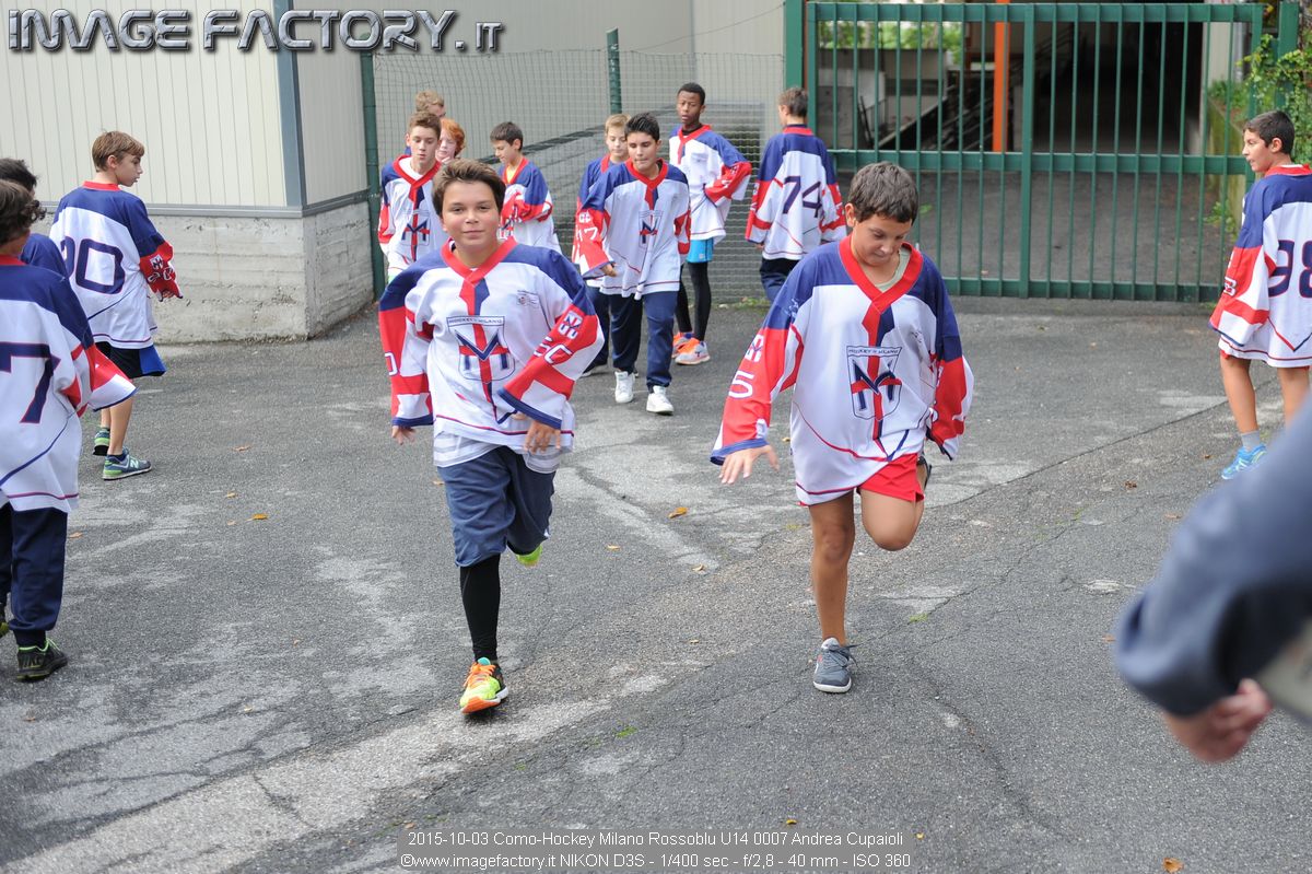 2015-10-03 Como-Hockey Milano Rossoblu U14 0007 Andrea Cupaioli